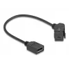 DeLOCK 67155 kaabli üleminekuadapter Mini DisplayPort DisplayPort Must 0,3 m
