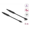 USB-kaabel DeLOCK 81196 5m USB C Must 10 Gbit/s