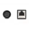 DeLOCK M12 adapterkaabel D-kodeeritud 4‑kontaktiline emane RJ45 emasele 50 cm