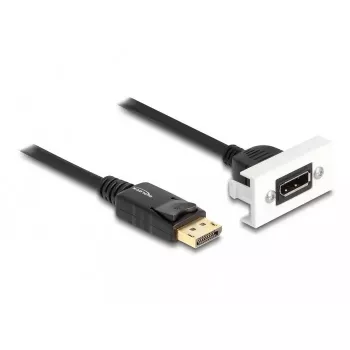 DeLOCK Easy 45 DisplayPort 8K 30 Hz moodul ühendusjuhtmega 22.5 x 45 mm