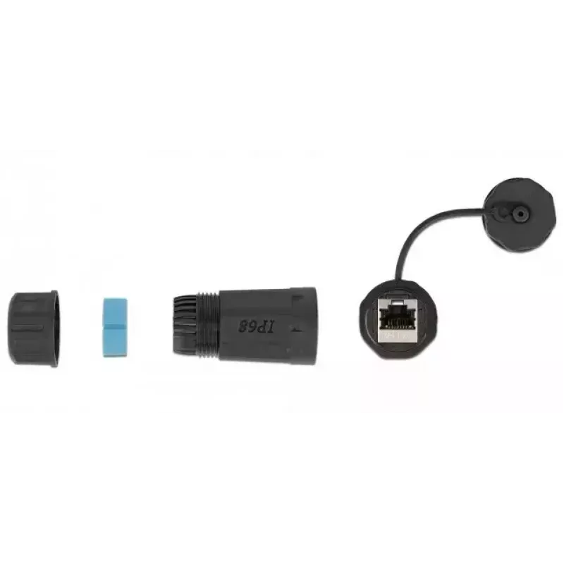 Võrgukaabel DeLOCK 86701 RJ45 to RJ45 Cat.6A Must
