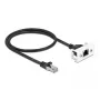 Võrgukaabel DeLOCK Easy 45 Moodul RJ45 S/FTP Cat.6A 0,5 m Must