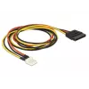 SATA toitekaabel DeLOCK 0,6 m 83879