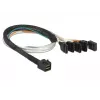 Kaabel DeLOCK 0,5 m SFF-8643/4 x SATA 7p