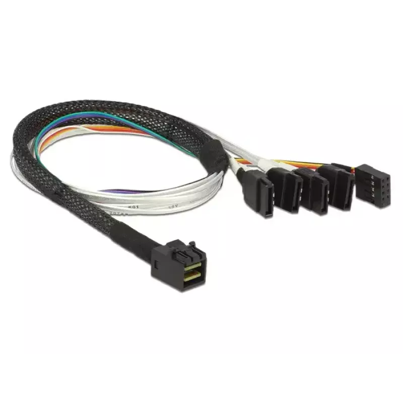 Kaabel DeLOCK 0,5 m SFF-8643/4 x SATA 7p