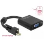 Video kaabli adapter DeLOCK 62641 Mini DisplayPort VGA-le 0,25 m