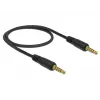 DeLOCK 85695 helikaabel 0,5 m 3,5 mm must