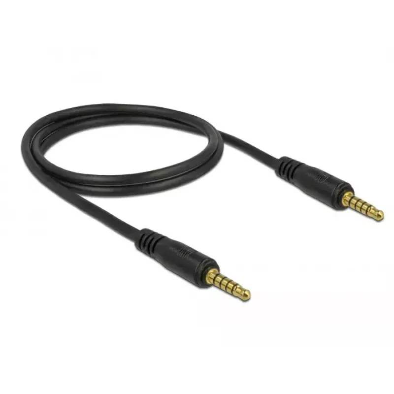 Audio kaabel DeLOCK 85696 1m 3.5mm Must