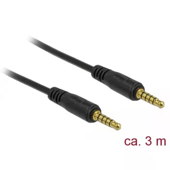 Audio kaabel DeLOCK 85698 3m 3.5mm Must