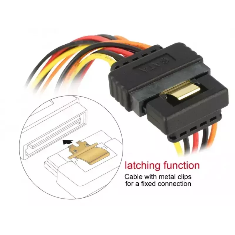 SATA-kaabel DeLOCK 60159 0,3 m Mitmevärviline