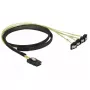 Sisemine toitekaabel DeLOCK 85687 1 m Mini SAS SFF-8087 4 SATA-le