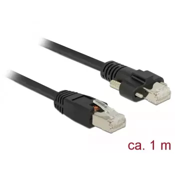Võrgukaabel DeLOCK 85667 RJ-45 Cat6 1m Must