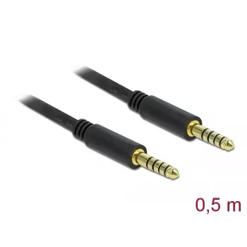 Audio kaabel DeLOCK 85790 0.5m 4.4mm Must