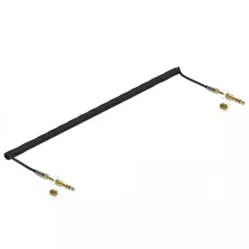 Audio kaabel DELOCK 85839 — 3,5 mm isane-3,5 mm isane, kullatud kontaktid, 5 m, AWG 28, must