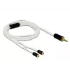 Audio kaabel DeLOCK 85848 1,2 m 2,5 mm 2x MMCX valge