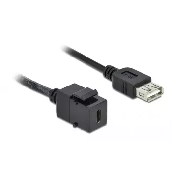 Keystone-moodul DeLOCK 86384 tasane must USB C