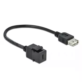Keystone-moodul DeLOCK 86384 tasane must USB C