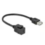 Keystone-moodul DeLOCK 86384 tasane must USB C