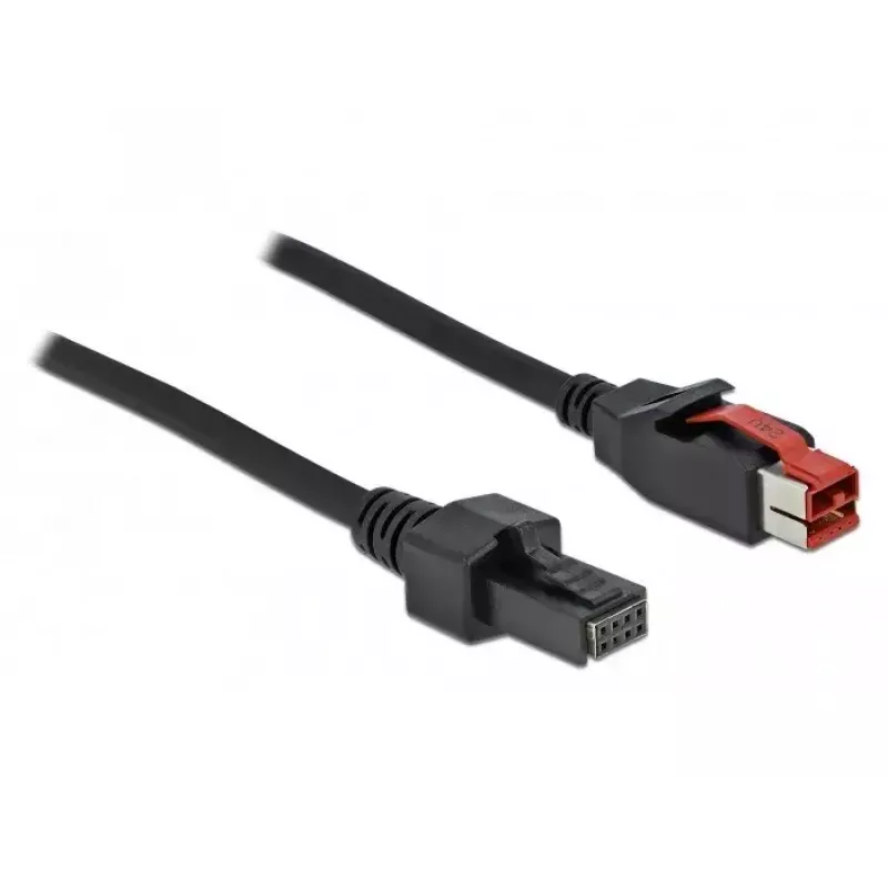 Toitega USB-kaabel DeLOCK 85954 24 V – 2×4-kontaktiline isane, 5 m