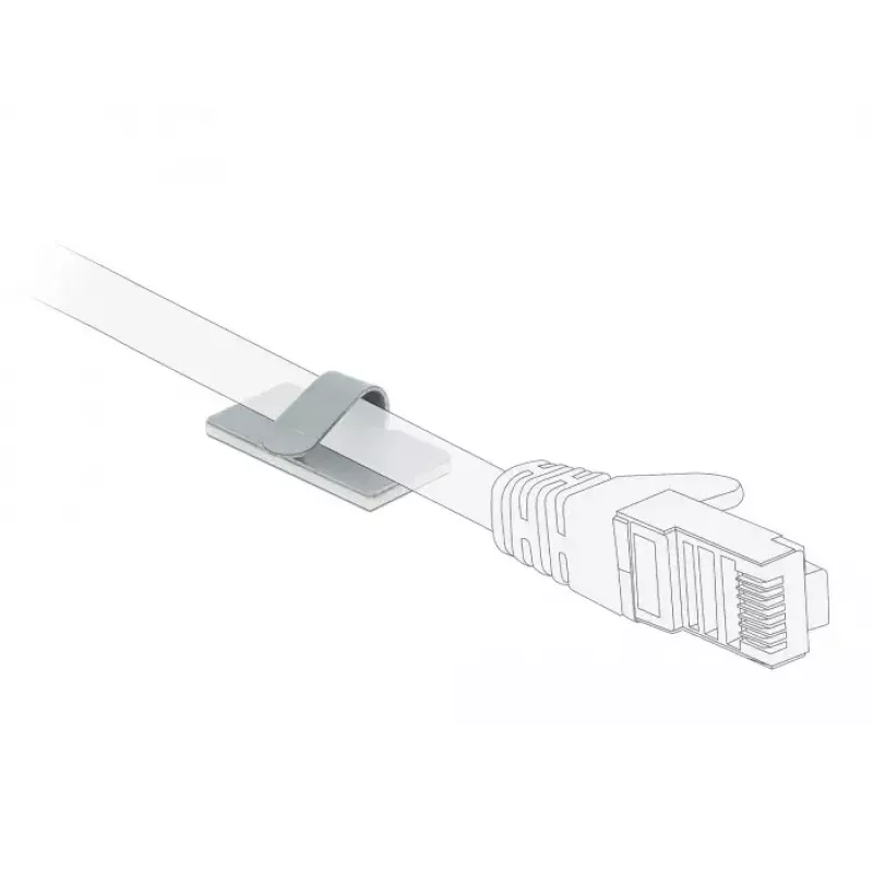 Kaabliklamber DeLOCK 60184 Satiinteras 10 tk