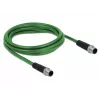 Võrgukaabel DeLOCK 85918 RJ45 DIN EN 60811-C2-1 2m Must