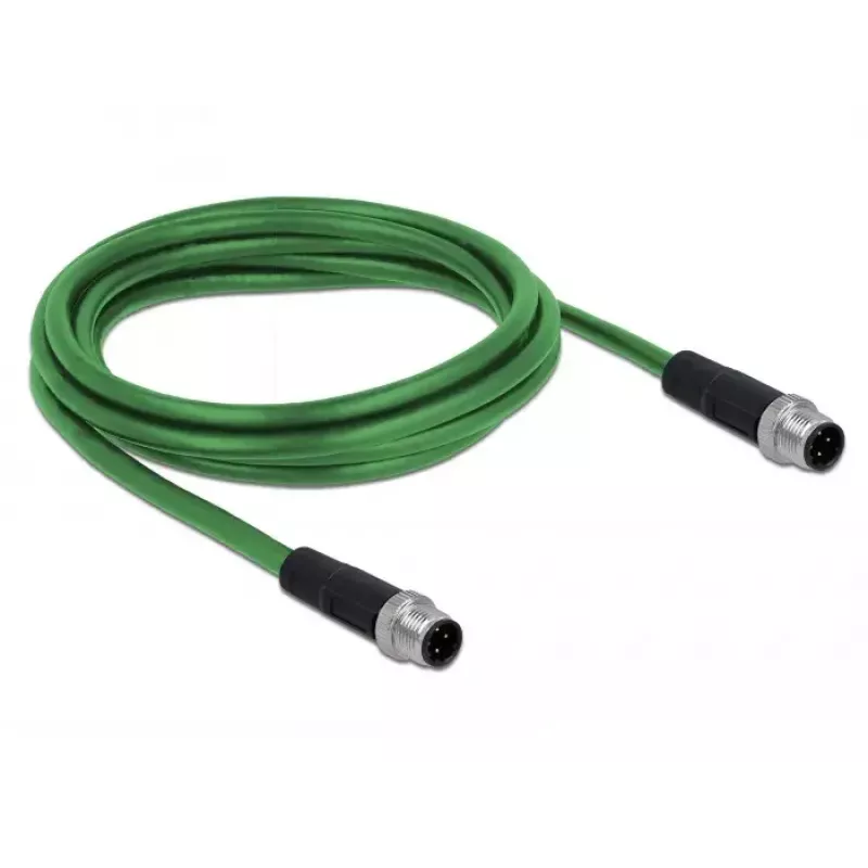 Võrgukaabel DeLOCK 85918 RJ45 DIN EN 60811-C2-1 2m Must