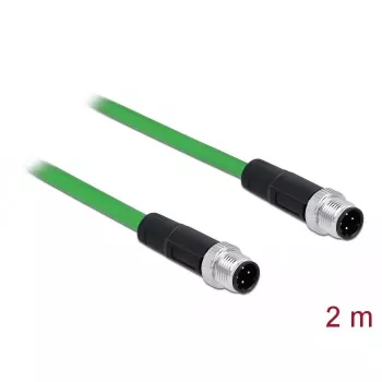 Võrgukaabel DeLOCK 85918 RJ45 DIN EN 60811-C2-1 2m Must