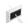 Seinaplaat DeLOCK 66492 valge