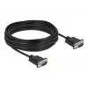 Jadakaabel DeLOCK 86577 Must 10 m RS-232 Sub-D9