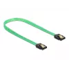 SATA-kaabel DeLOCK 82069 0,5 m SATA 7-kontaktiline roheline