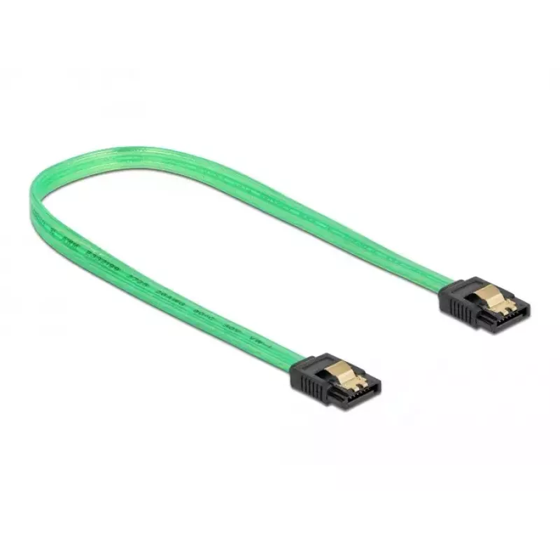 SATA-kaabel DeLOCK 82069 0,5 m SATA 7-kontaktiline roheline