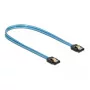 SATA-kaabel DeLOCK 82133 UV-hõõgumisefektiga sinine 70 cm