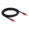 HDMI-kaabel DeLOCK ülikiire 48 Gbps 8K 60 Hz punane 3 m
