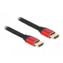 HDMI-kaabel DeLOCK ülikiire 48 Gbps 8K 60 Hz punane 3 m