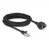 DeLOCK RJ50 pikenduskaabel isane–emane S/FTP 5 m must