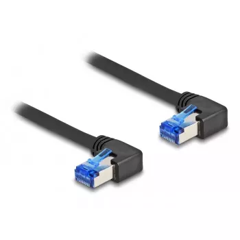 DeLOCK RJ45 võrgukaabel Cat.6A S/FTP nurga all 3 m must