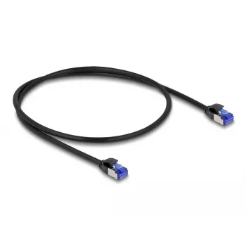 DeLOCK RJ45 Cat.6A S/FTP õhuke võrgukaabel 0,5 m must