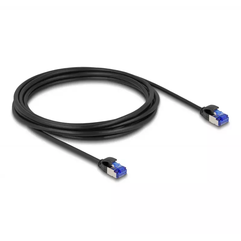 Võrgukaabel DeLOCK RJ45 Cat.6A 3m Must