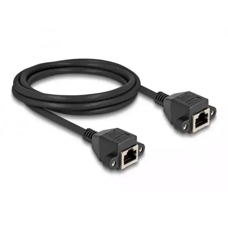 DeLOCK RJ50 pikenduskaabel emane-emane S/FTP 2 m must