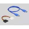 DeLOCK tõstekaart PCI Express x1 32-bitisele PCI pesale, 60 cm kaabel
