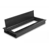 DeLOCK kaabliava lauale paigaldamiseks harjaga 300 x 120 x 28 mm must