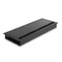 DeLOCK kaabliava lauale paigaldamiseks harjaga 300 x 120 x 28 mm must