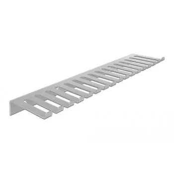 Kaablihoidik seinale kinnitatav DELOCK 66887, hall, 90 mm x 25 mm x 0,325 m, 1 tk
