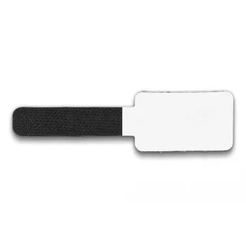 DeLOCK Mini takjakinnitusega kaablihoidja 90 mm x 24 mm isekleepuv 10 tk must