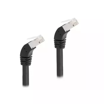 Võrgukaabel DeLOCK RJ45 Cat.6A 45° allapoole nurga all 2m must