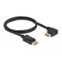 DisplayPorti kaabel DeLOCK 8K 60 Hz 1 m isane-isane 90° nurga all