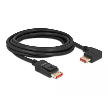DisplayPort kaabel DeLOCK 8K 60 Hz 3 m isane sirge – isane 90° nurgaga