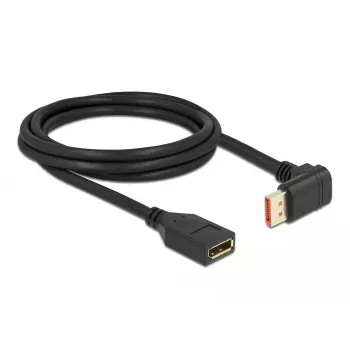 DisplayPort pikenduskaabel DeLOCK 87091 2m 90° allapoole nurga all