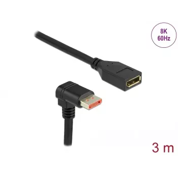 DisplayPort pikenduskaabel DeLOCK 87093 3m 8K 60Hz
