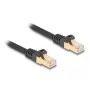 Võrgukaabel DeLOCK RJ45 80316 pistik pistikule Cat.6A 0,5 m must